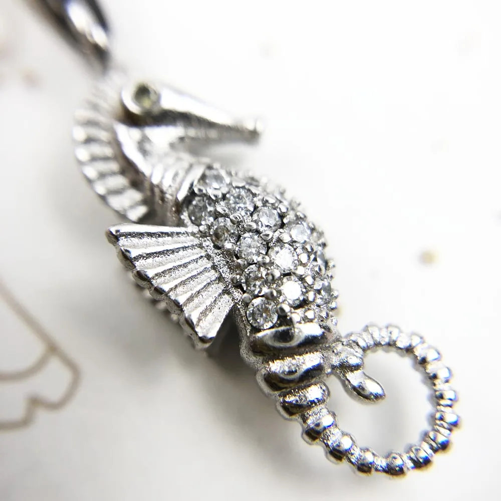 Seahorse Sterling Silver Charm – product image 6