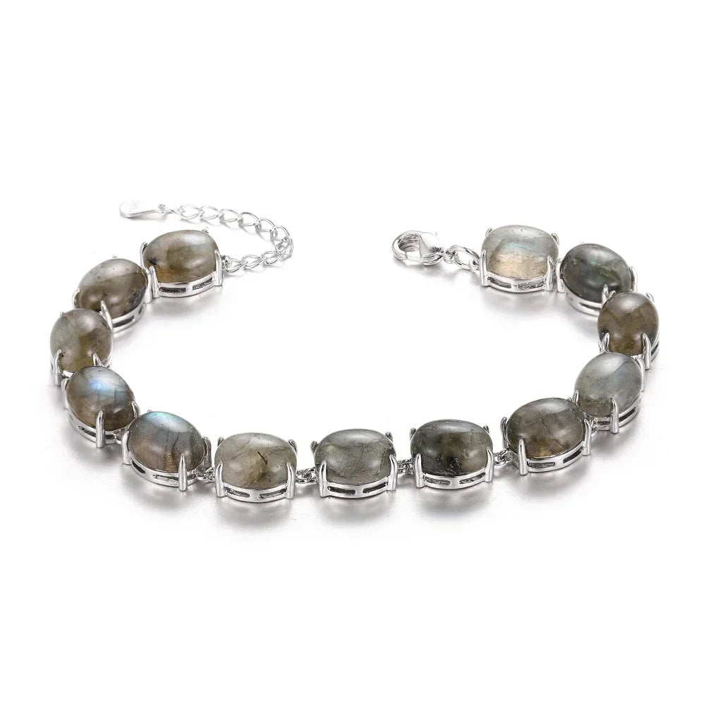 Gemstone Silver Bracelet – product image 6