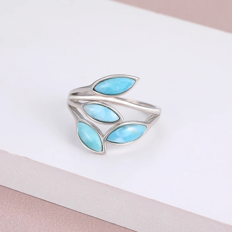 Larimar Sterling Silver Ring – product image 3