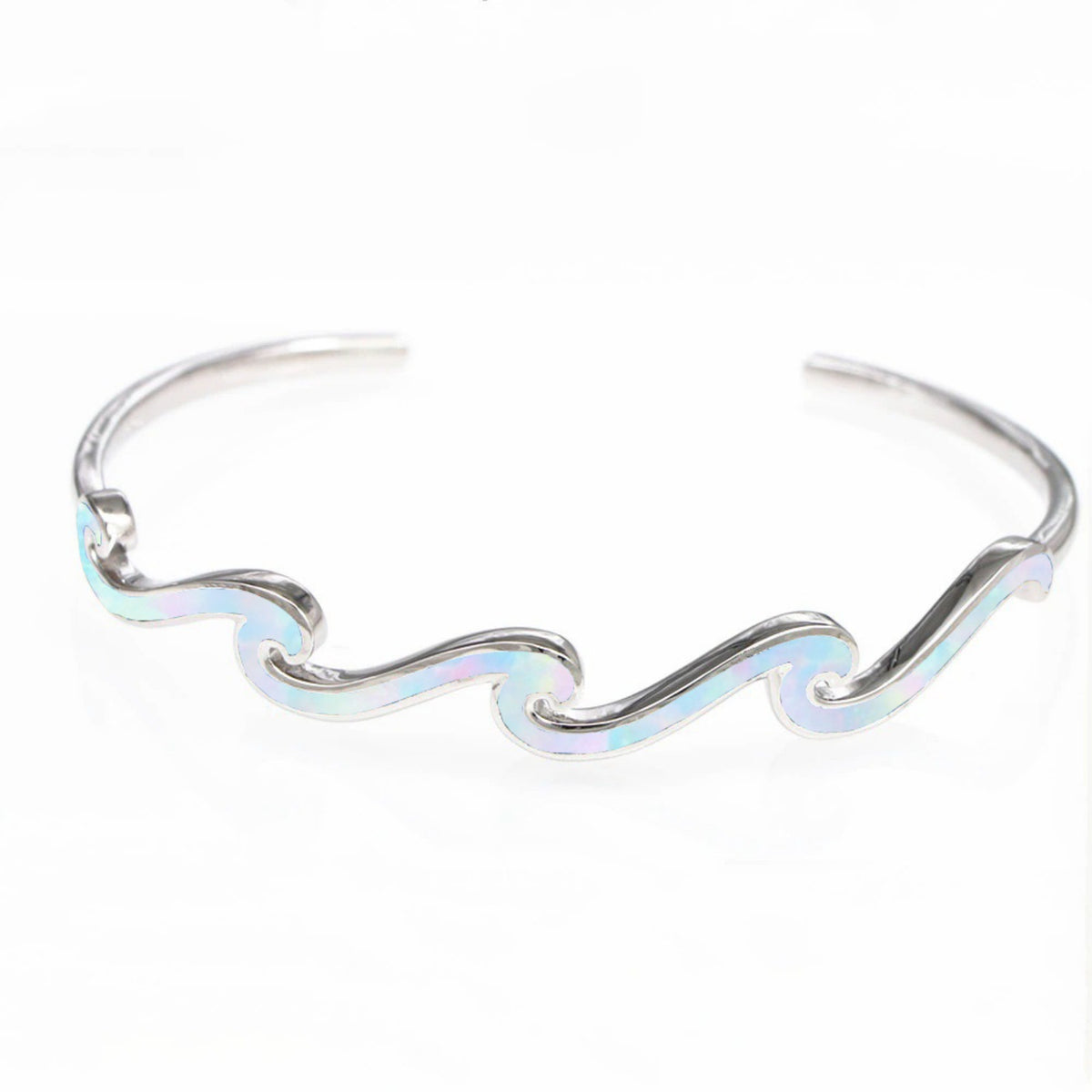 Close-up of Opal Wave Bracelet