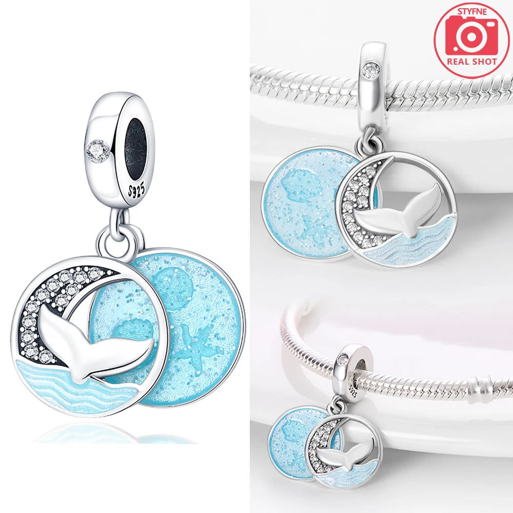 Abalorios de Plata 925 de Tortuga y Estrella de Mar