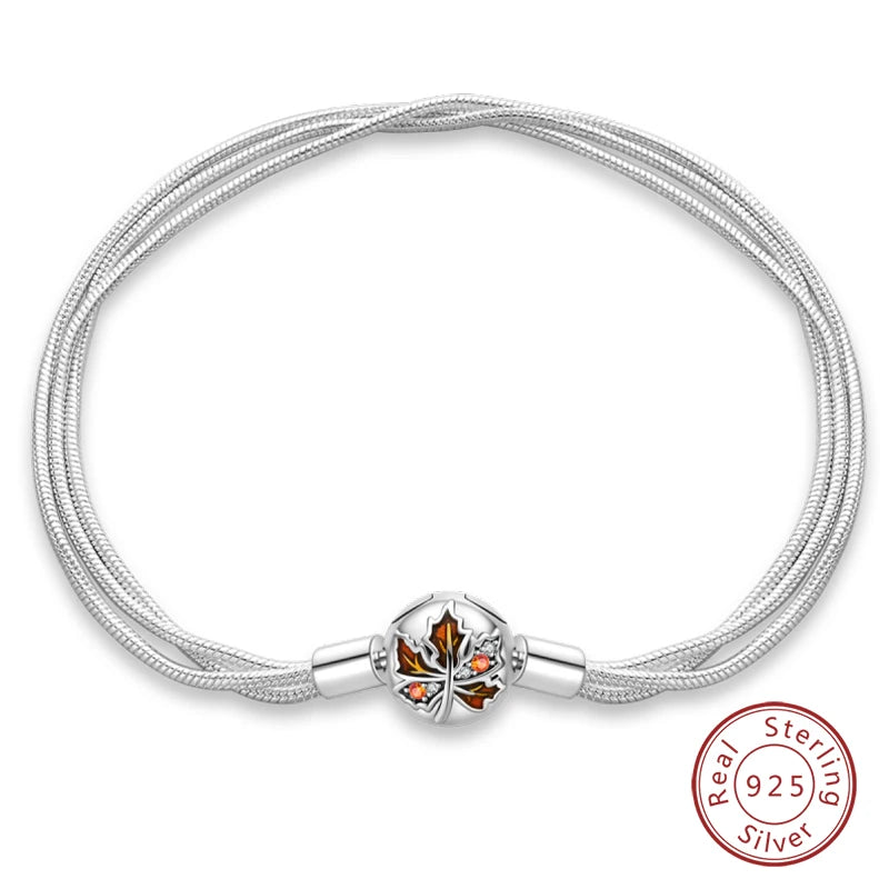 Ocean & Nature Sterling Silver Charm Bracelets