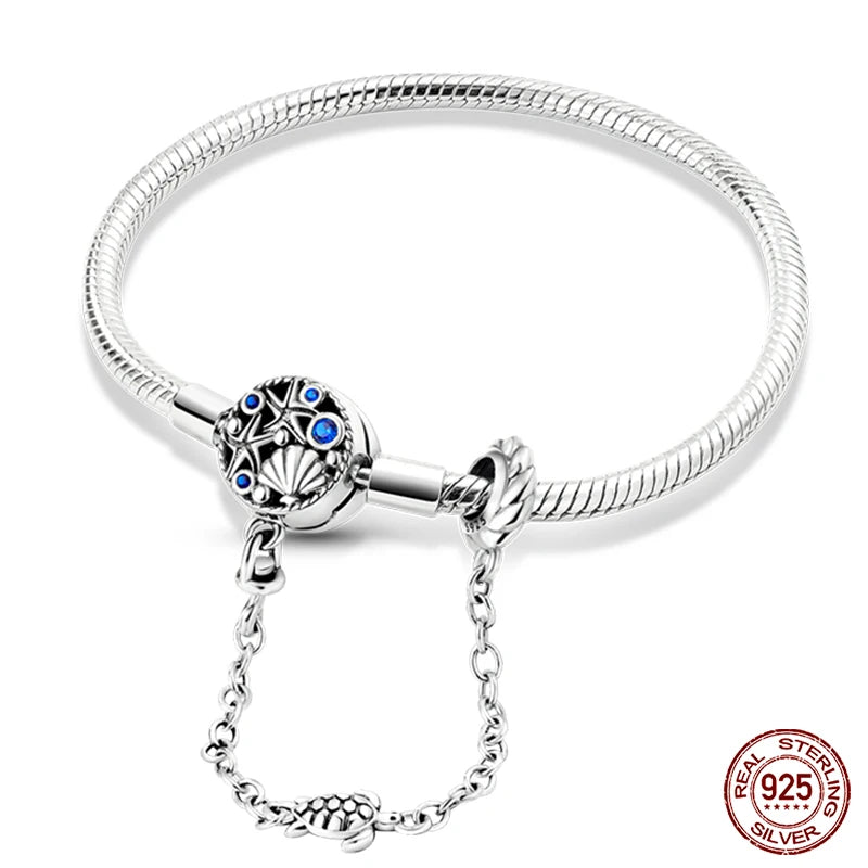 Ocean & Nature Sterling Silver Charm Bracelets