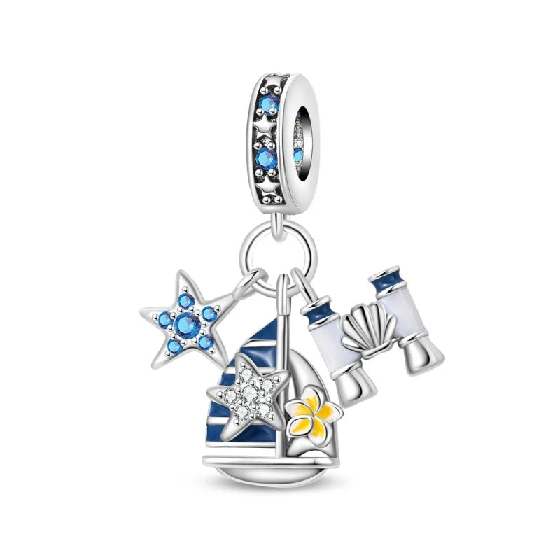 Ciondoli Argento 925 Sirena e Mare