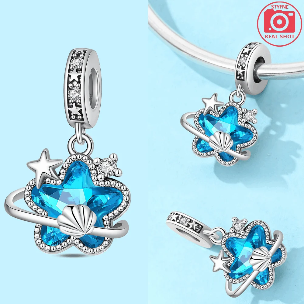 Abalorios de Plata 925 de Tortuga y Estrella de Mar