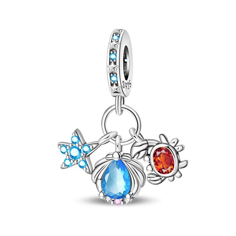 Ciondoli Argento 925 Sirena e Mare