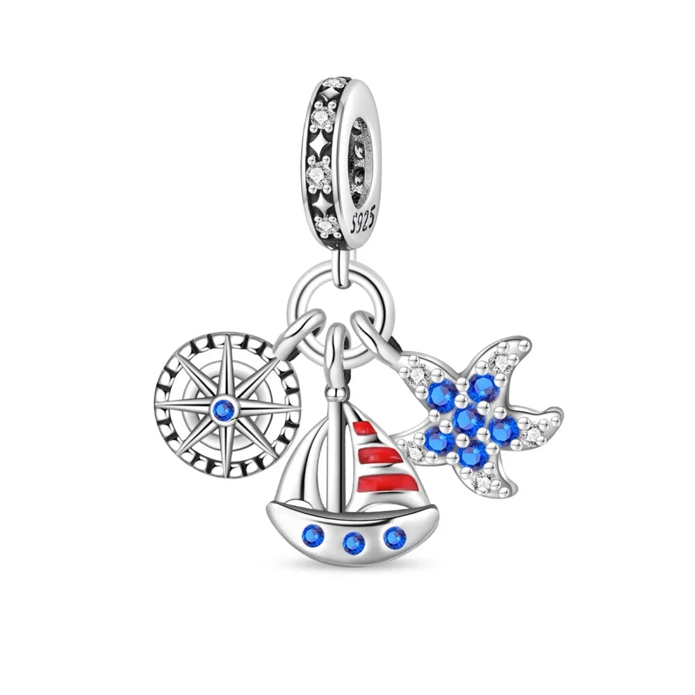 Ciondoli Argento 925 Sirena e Mare