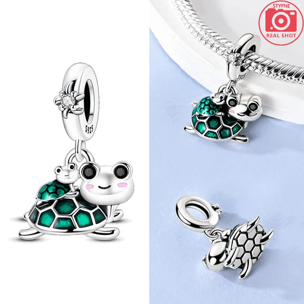 Abalorios de Plata 925 de Tortuga y Estrella de Mar