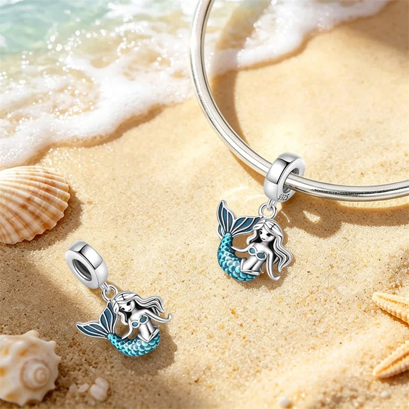 Ciondoli Argento 925 Sirena e Mare