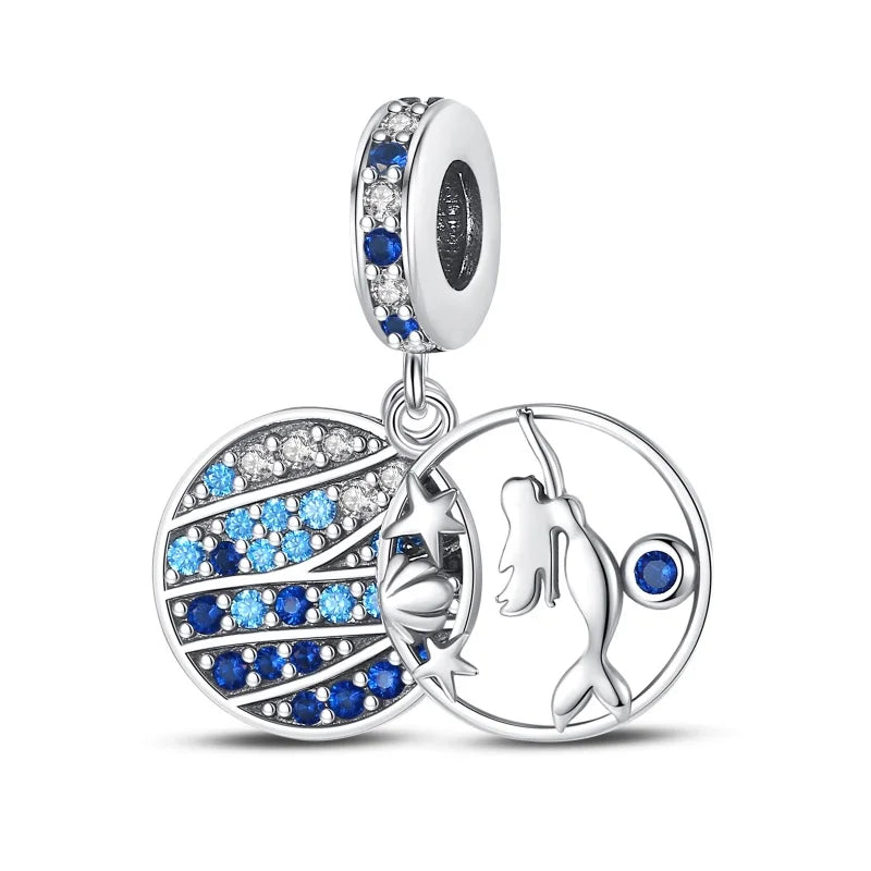 Ciondoli Argento 925 Sirena e Mare