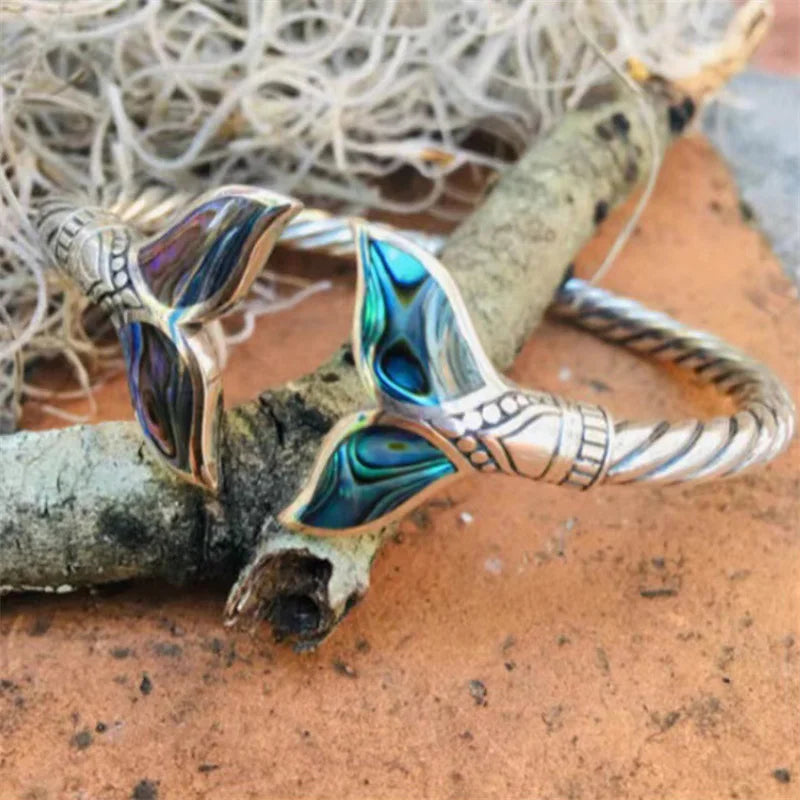 Mermaid Tail Adjustable Cuff Bracelet – product image 2