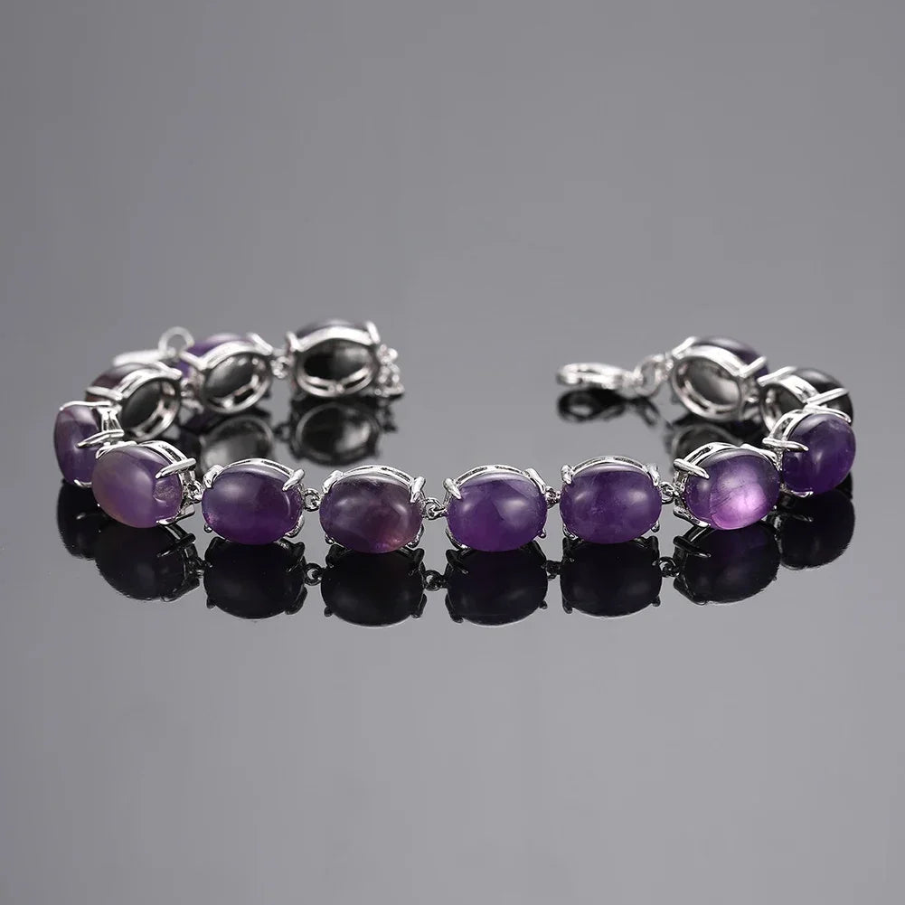 Gemstone Silver Bracelet – product image 3