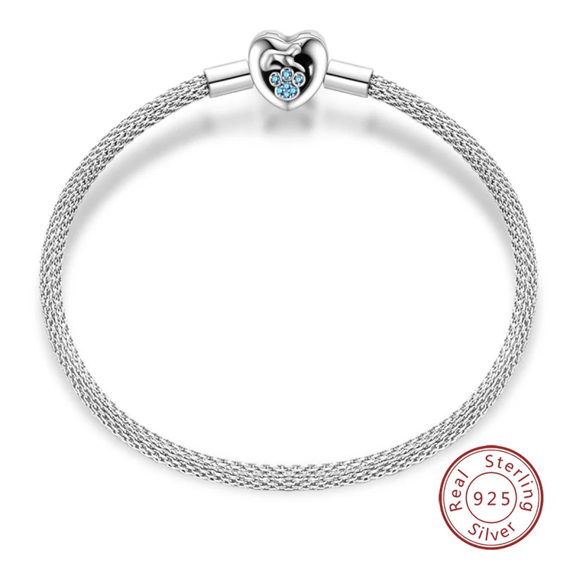 Ocean & Nature Sterling Silver Charm Bracelets
