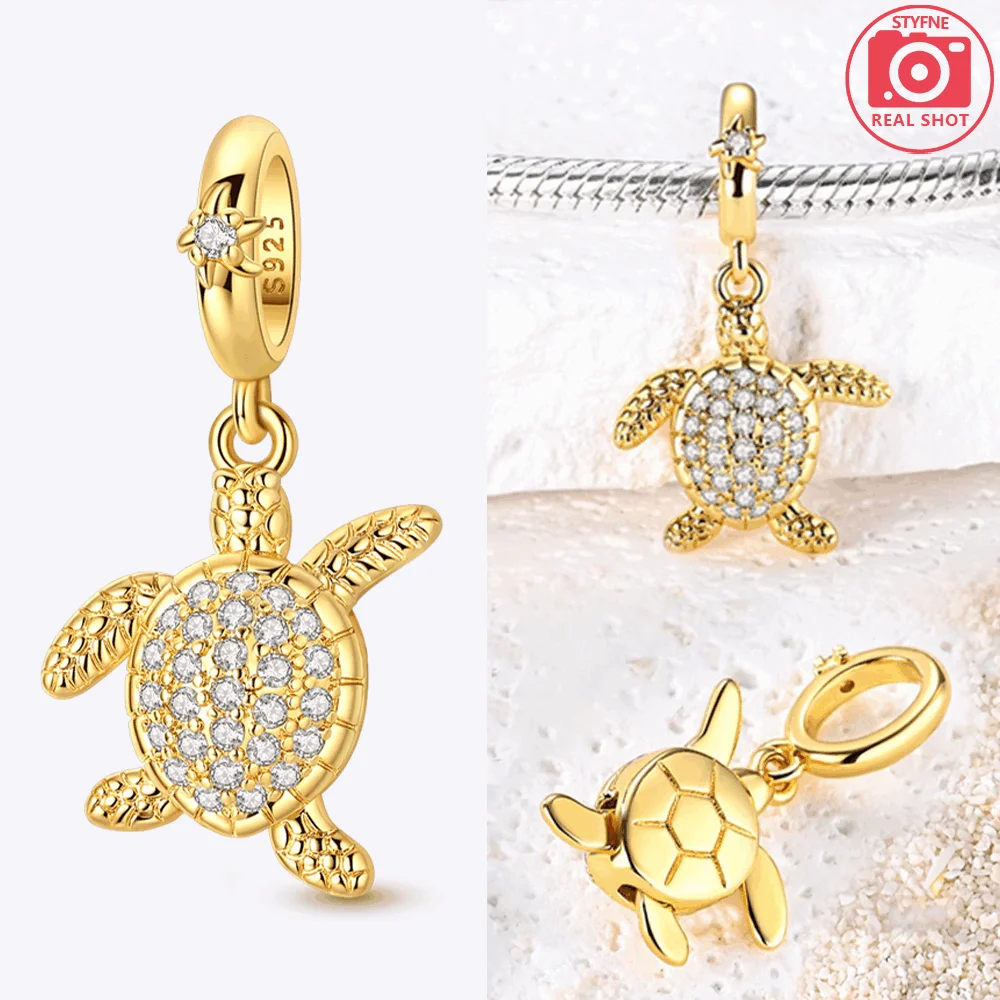 Abalorios de Plata 925 de Tortuga y Estrella de Mar