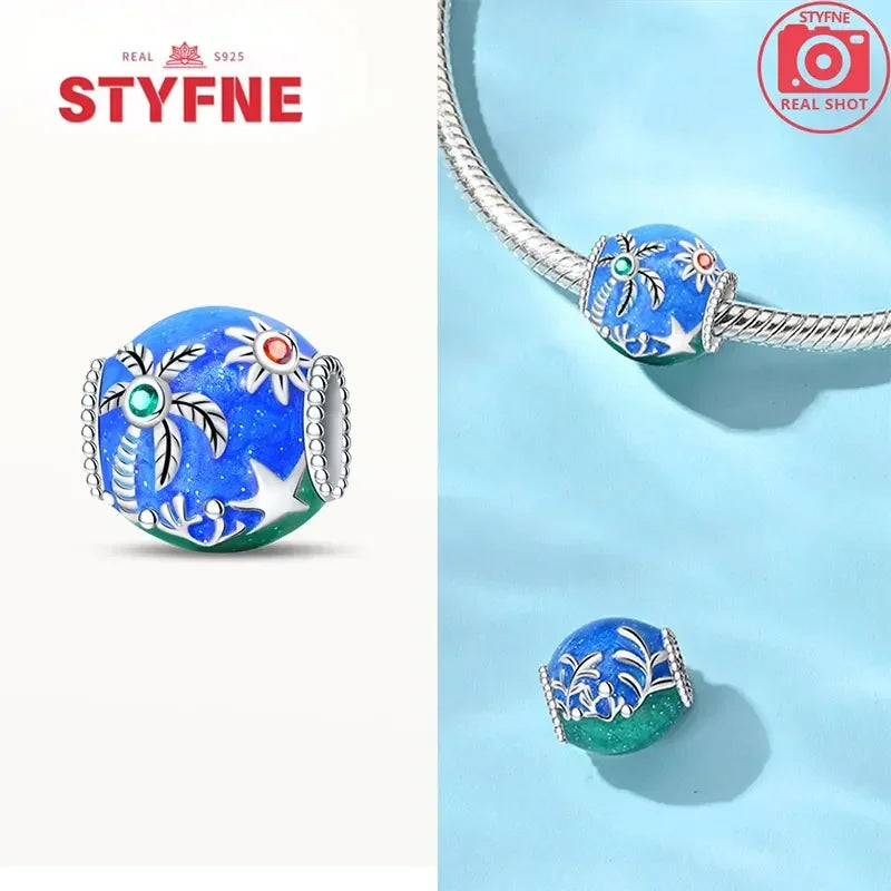 Abalorios de Plata 925 de Tortuga y Estrella de Mar