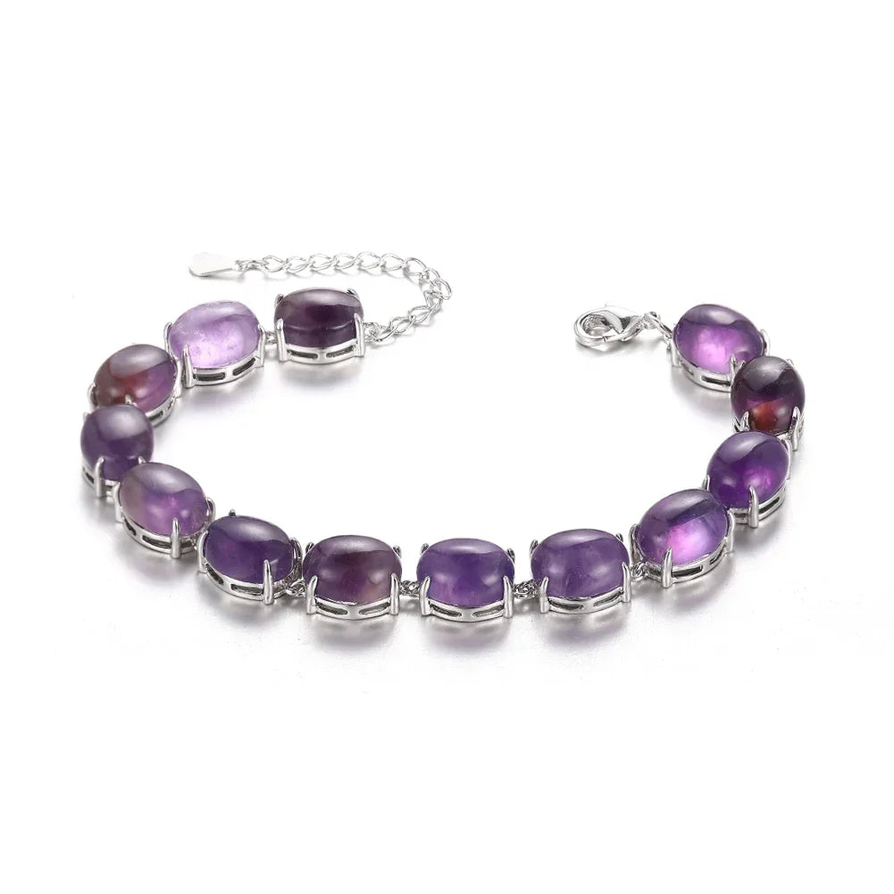 Gemstone Silver Bracelet – product image 4