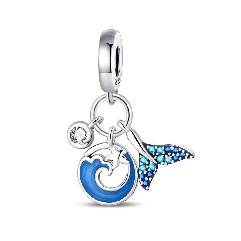 Ciondoli Argento 925 Sirena e Mare