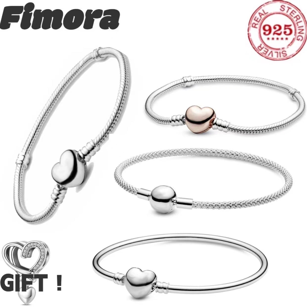 Sterling Silver Charm Bracelets