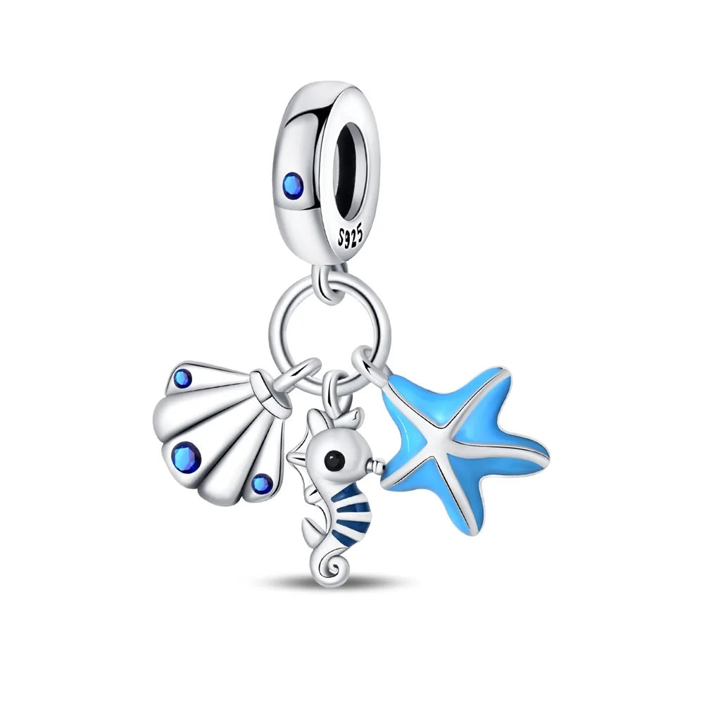 Ciondoli Argento 925 Sirena e Mare