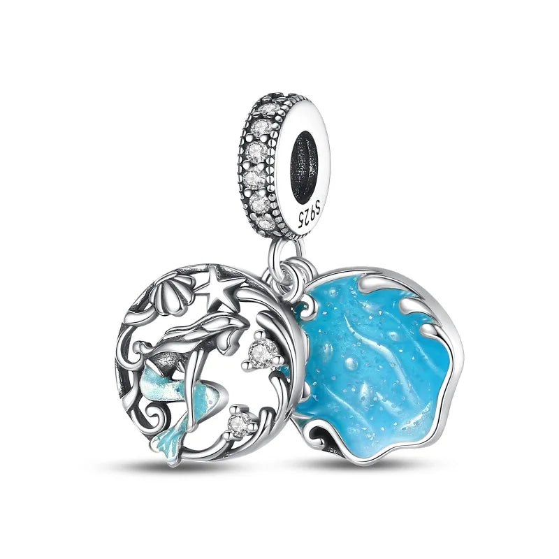 Ciondoli Argento 925 Sirena e Mare