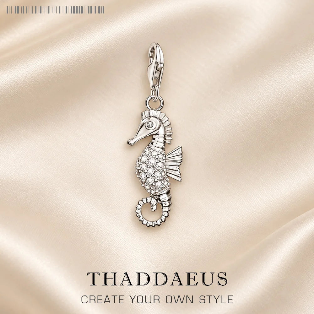 Seahorse Sterling Silver Charm – product image 7