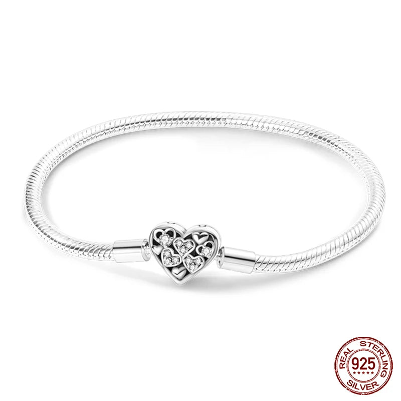 Ocean & Nature Sterling Silver Charm Bracelets