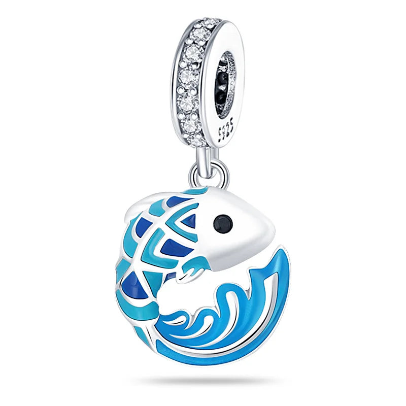 Ciondoli Argento 925 Sirena e Mare