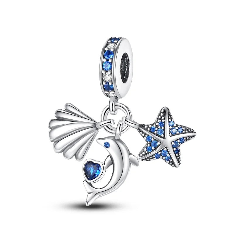Ciondoli Argento 925 Sirena e Mare
