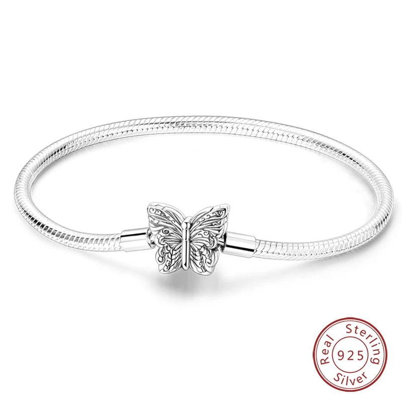Ocean & Nature Sterling Silver Charm Bracelets