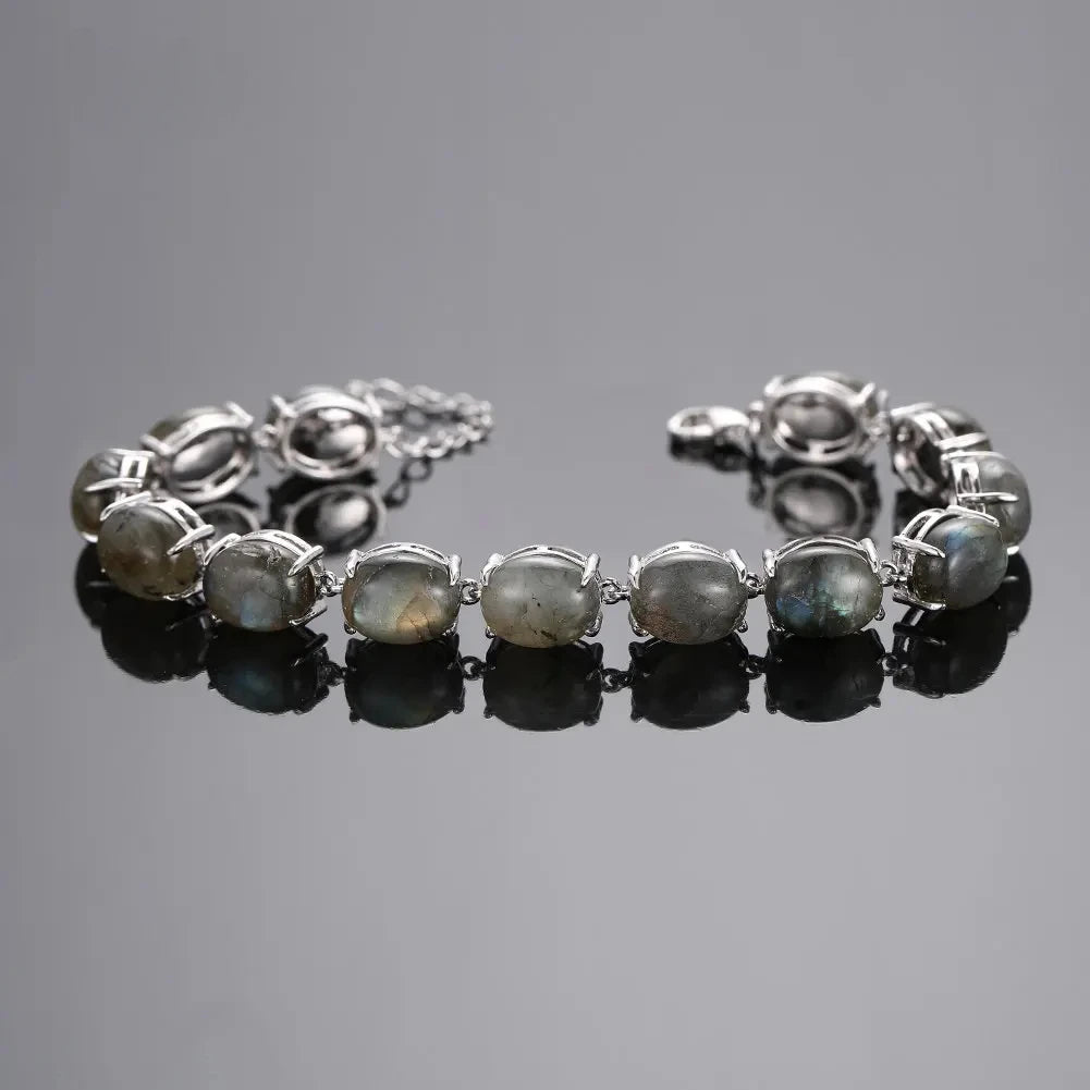 Gemstone Silver Bracelet – product image 2