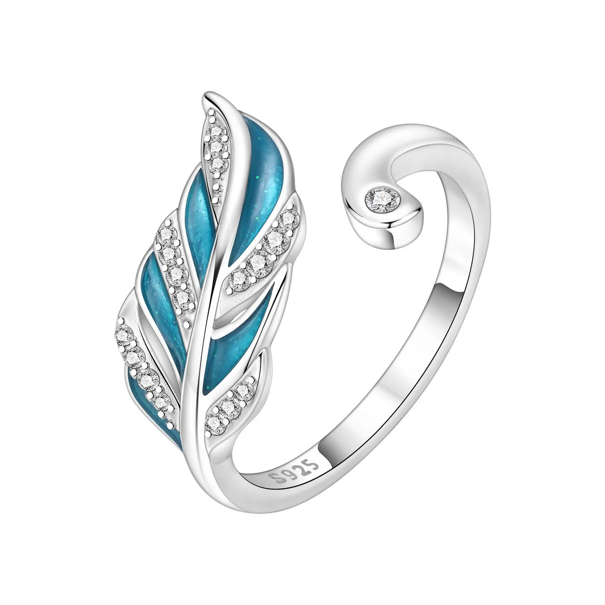 Mermaid & Nature Sterling Silver Open Rings