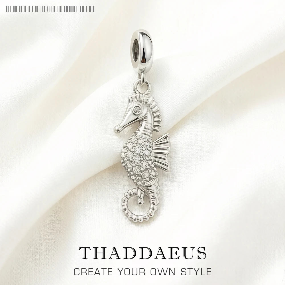 Seahorse Sterling Silver Charm – product image 1