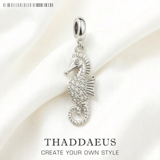Seahorse Sterling Silver Charm – product image 1