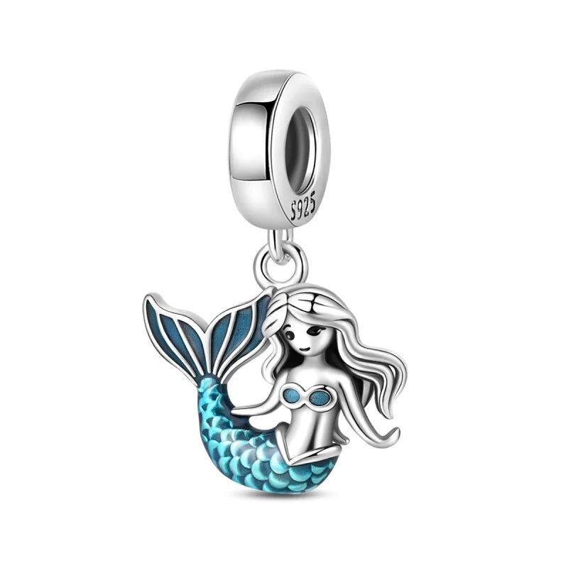 Ciondoli Argento 925 Sirena e Mare