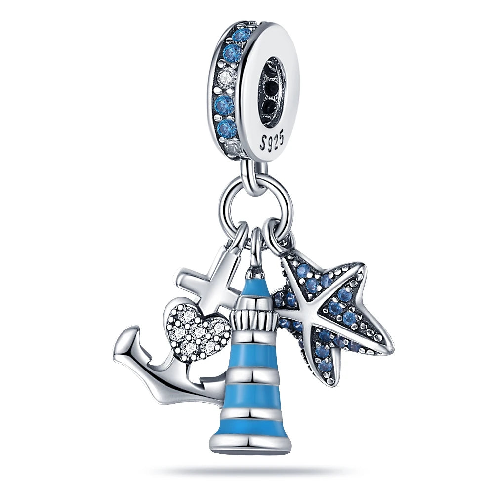 Ciondoli Argento 925 Sirena e Mare