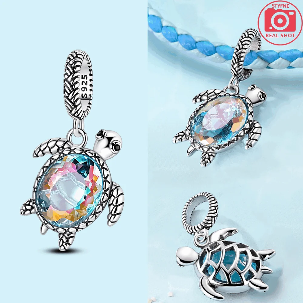 Abalorios de Plata 925 de Tortuga y Estrella de Mar