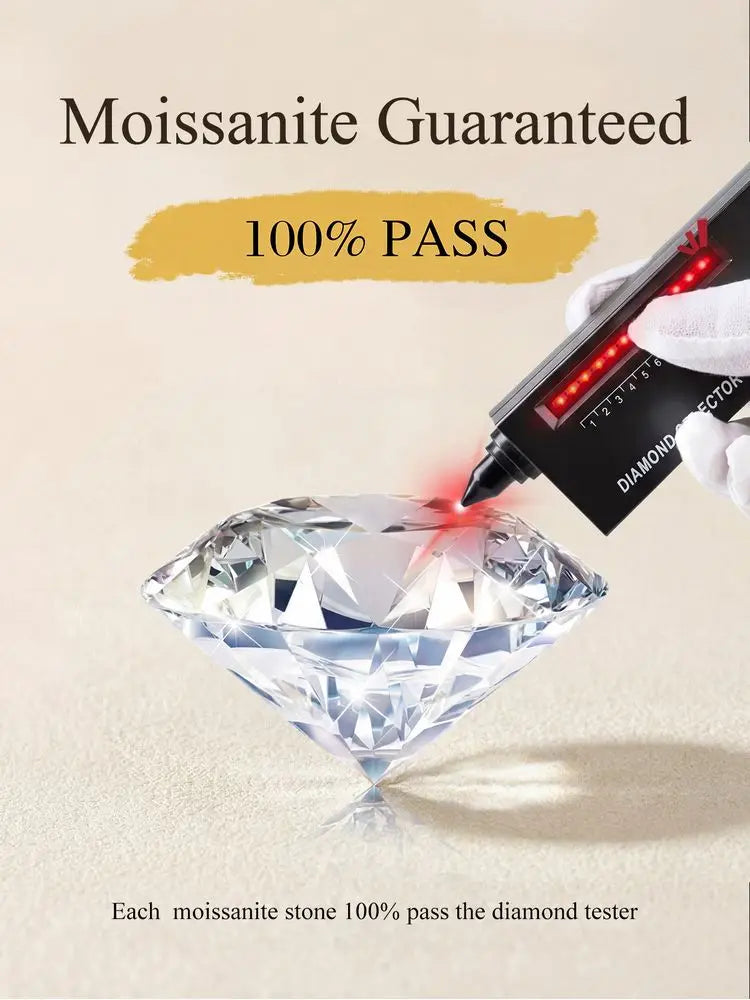 Moissanite Platinum-Plated Ring – product image 6