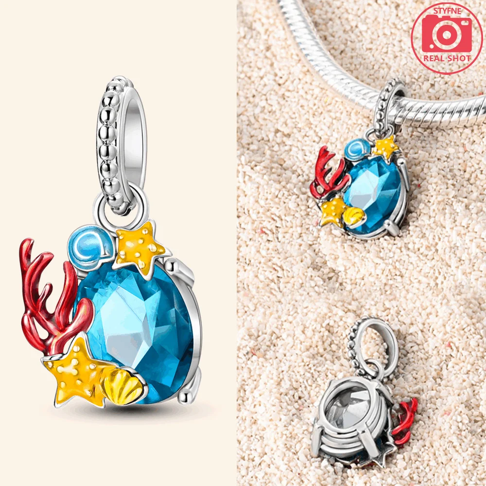 Abalorios de Plata 925 de Tortuga y Estrella de Mar